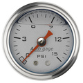 1-1/2" Pressure, 0-15 Psi, Silver