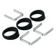 Angle Rings, 3 Pcs., Black, For 2-1/16" Gauges