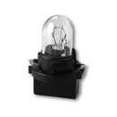 Light Bulb & Socket Assy., T3 Wedge, 2.6w, Replacement, 3-3/4" Auto Gage Tach