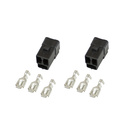 Connector, Wiring, 3 Terminal, For Elec. (Short Sweep) Gauges, Qty. 2