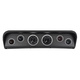 6 Gauge Direct-Fit Dash Kit, Ford F100 67-72, Chrono Chrome