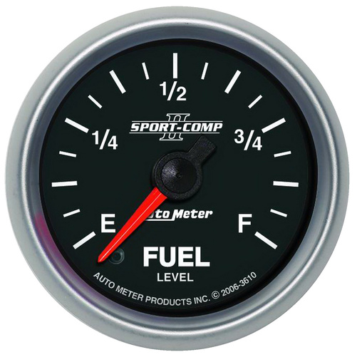 2-1/16" Fuel Level, Programmable 0-280 Ω, Sc Ii