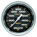 2-5/8" Brake Pressure, 0-1600 Psi, Carbon Fiber