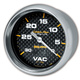 2-5/8" Vacuum, 0-30 In Hg, Carbon Fiber