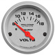 2-1/16" Voltmeter, 8-18v, Ultra-Lite