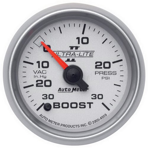2-1/16" Boost/Vacuum, 30 In Hg/30 Psi, Ultra-Lite Ii