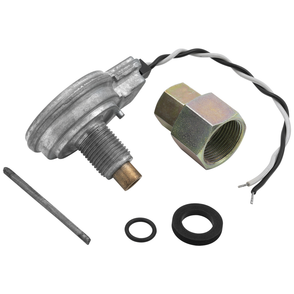 2 Pc. Gauge Kit, 3-3/8" Quad & Speedometer, 240-33 Ω, Arctic White