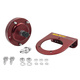Fuel Press Isolator Kit, For 15 Psi Gauges, Red Anodized Aluminum, -4an Fittings