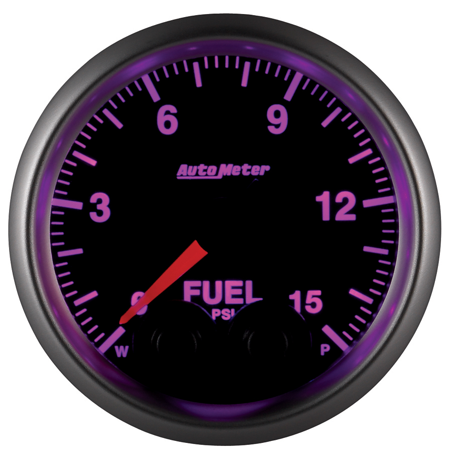2-1/16" Fuel Pressure, 0-15 Psi, Elite, -4an Sensor