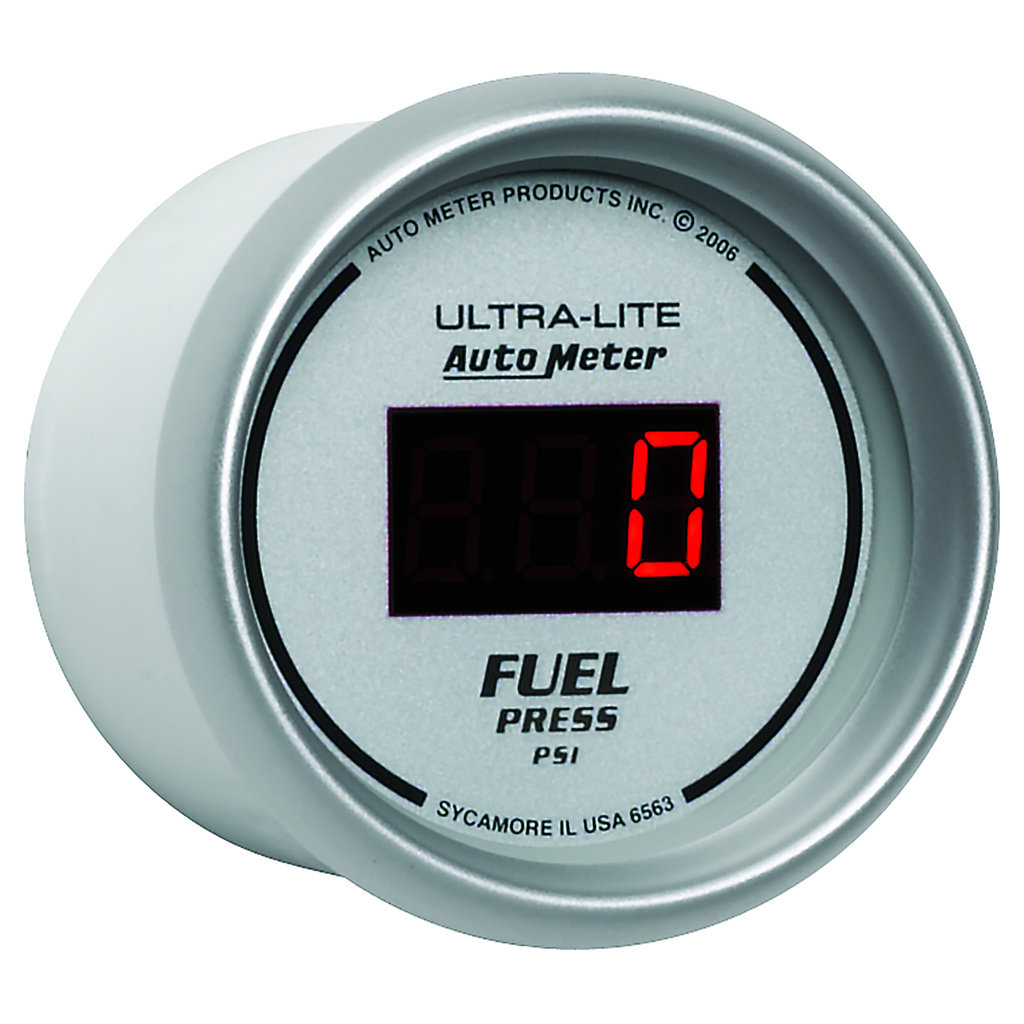 2-1/16" Fuel Pressure, 5-100 Psi, Ultra-Lite Digital