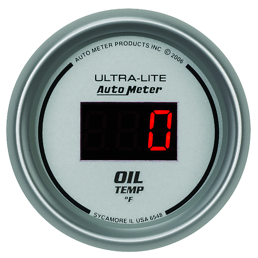 2-1/16" Oil Temperature, 0-340 °F, Ultra-Lite Digital