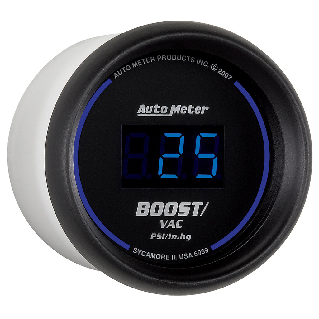 2-1/16" Boost/Vacuum, 30 In Hg/30 Psi, Cobalt Digital
