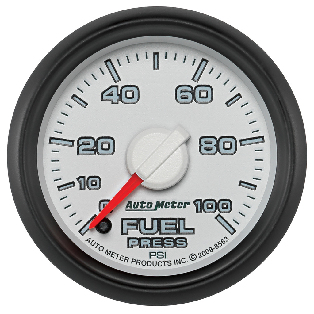 2-1/16" Fuel Pressure, 0-100 Psi, Gen 3 Dodge Factory Match