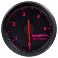 2-1/16" Tach, 0-5,000 Rpm, Airdrive, Black