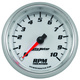 3-3/8" Tachometer, 0-10,000 Rpm, White, Pro-Cycle