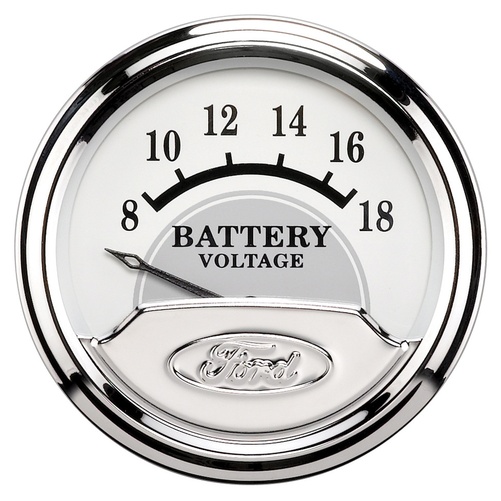 2-1/16" Voltmeter, 8-18v, Ford Masterpiece