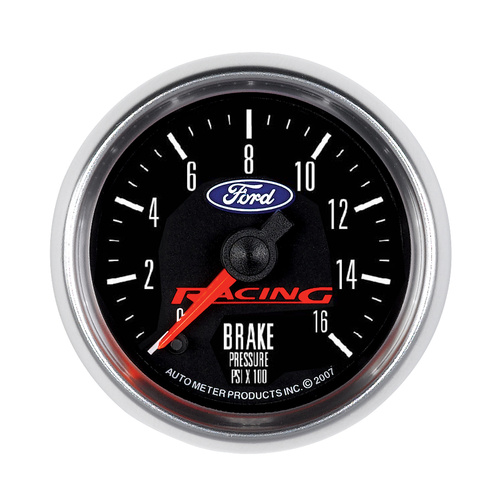 2-1/16" Brake Pressure, 0-1600 Psi, Ford Racing