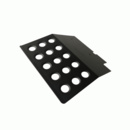 Alloy Master Cylinder Cover & Heel Rest Black