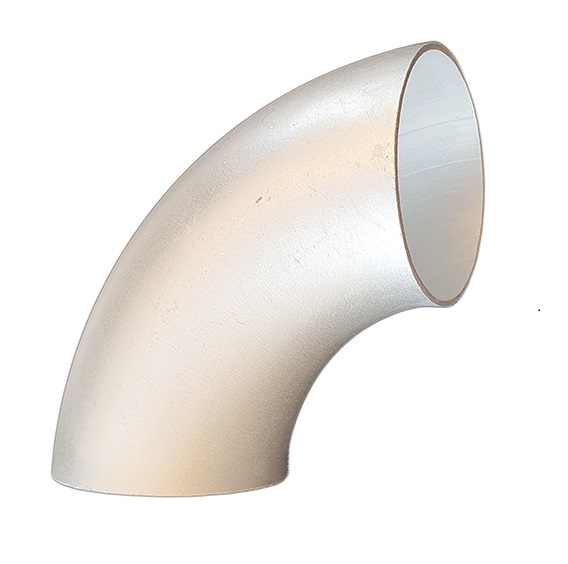 Aluminum tube 90 degrees 63.5x2mm